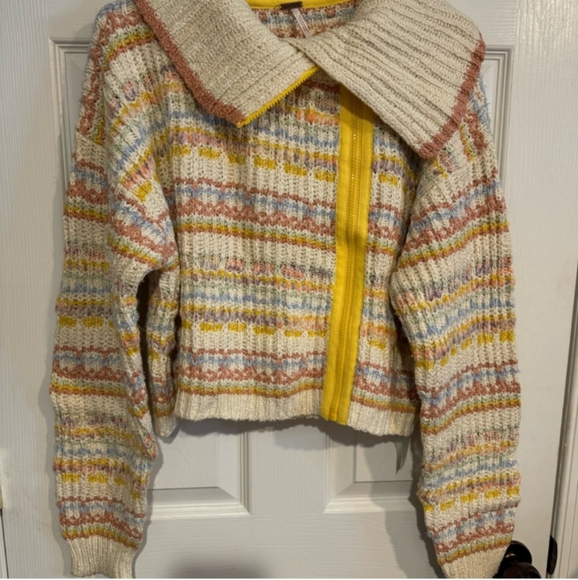 RARE Free People Solana Cardi Sweater Size Large NWOT - Picture 13 of 16